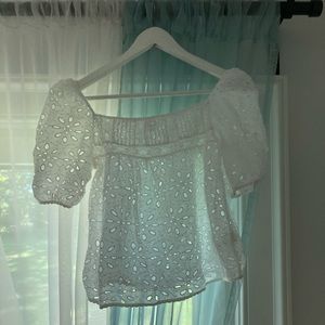 Wilfred white see through blouse